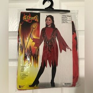 Devil Costume Girls Size 8-10